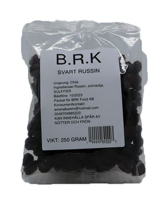 BRK Svarta Russin 20x250g