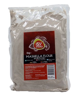 ISY India Mjöl Mashella (Pärlhirsmjöl) 10x1kg