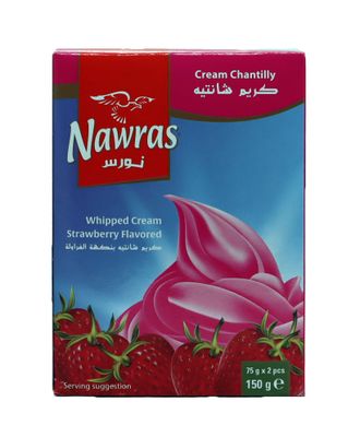Nawras Gräddpulver (Jordgubbssmak) 12x150g