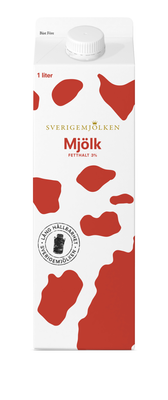 Sverige Mjölk Lång hållbarhet 3% 6x1L