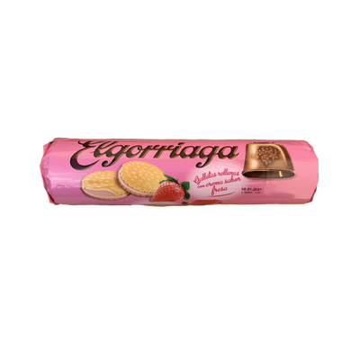 Elgorriaga  Sandwich Kex Jordgubb 15x500g