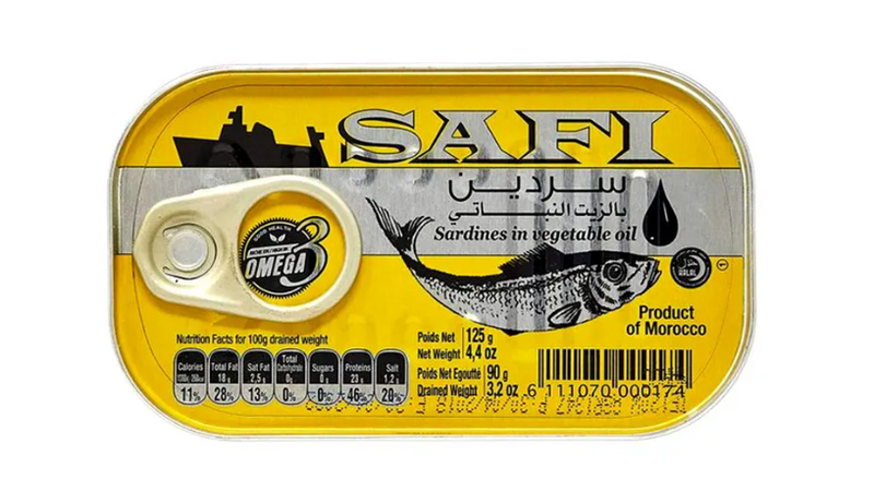 Safi Sardiner i Olja 50x125g