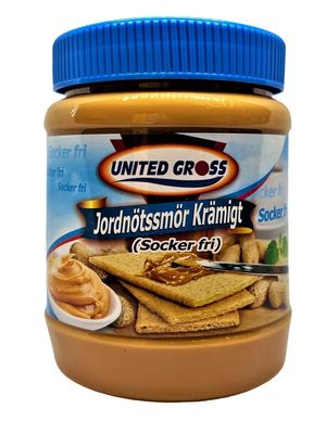 United Jordnötssmör Blå 12x1kg