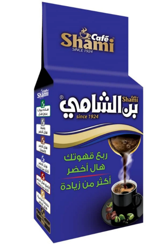 Shami coffee Kaffe blå med extra grön kardemumma 10x500g