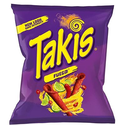 Takis Tortilla Chips Hot Chili & Lime 16x114g