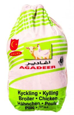 Agadeer Kyckling Hel 12x1kg