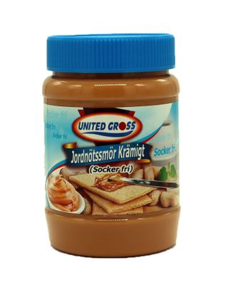 United Jordnötssmör Blå 12x454g