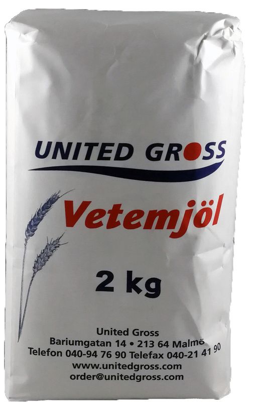 United Gross Vetemjöl 6x2kg