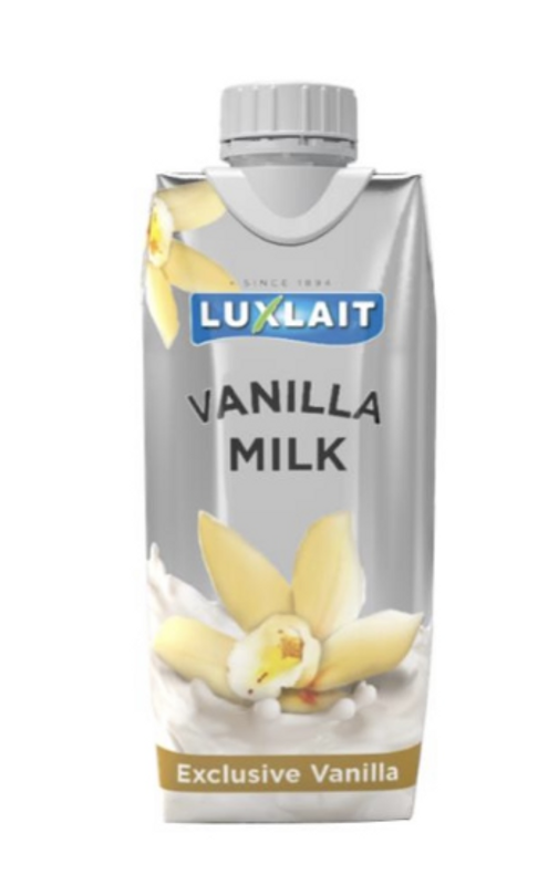Luxlait Mjölk -Vaniljsmak 18x330ml