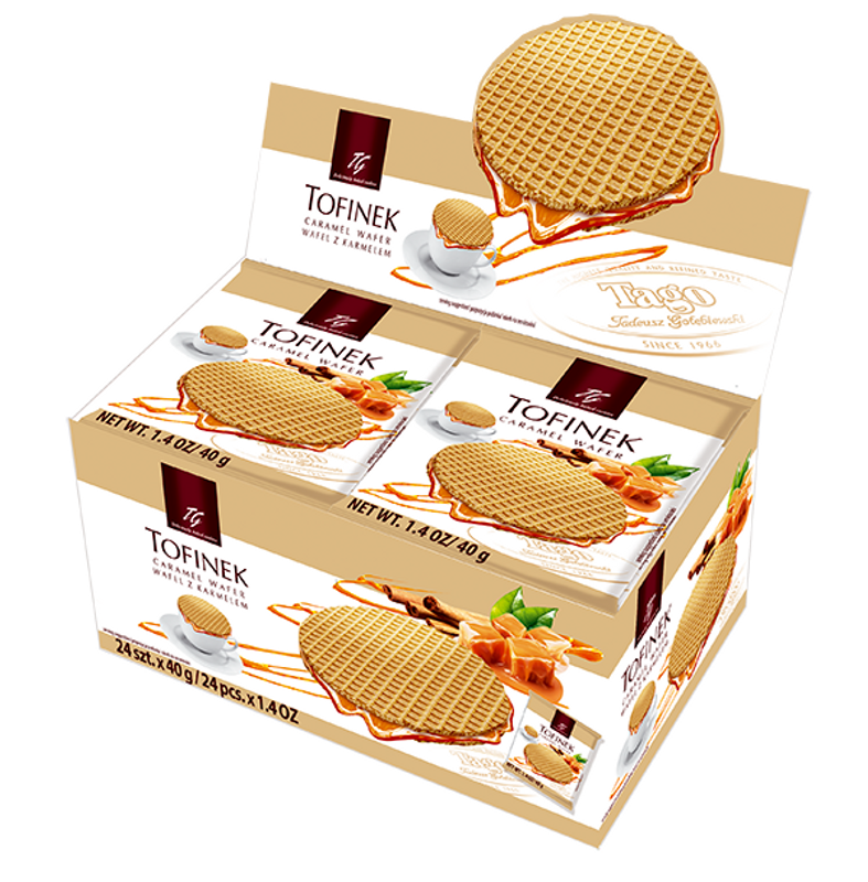 TOFINEK CARAMEL WAFER 40G