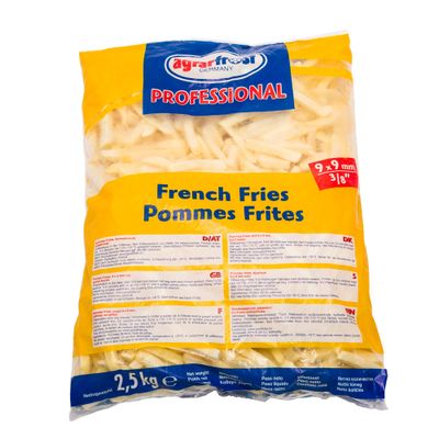 Agrarfrost Pommes Frites (9x9mm) 4x2.5kg