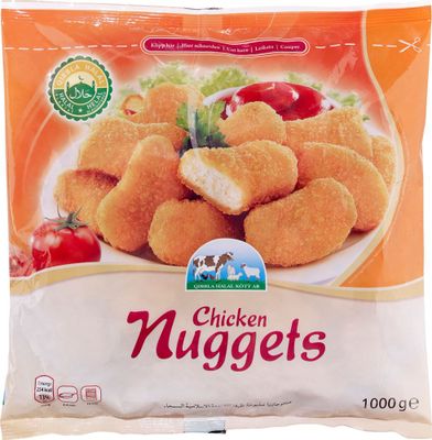 Qibbla Halal Chicken Nuggets 12x1kg