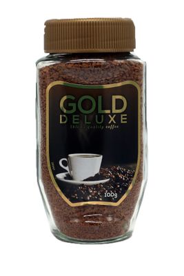 Gold Deluxe Kaffe Frystorkat (Snabbkaffe) 6x100g