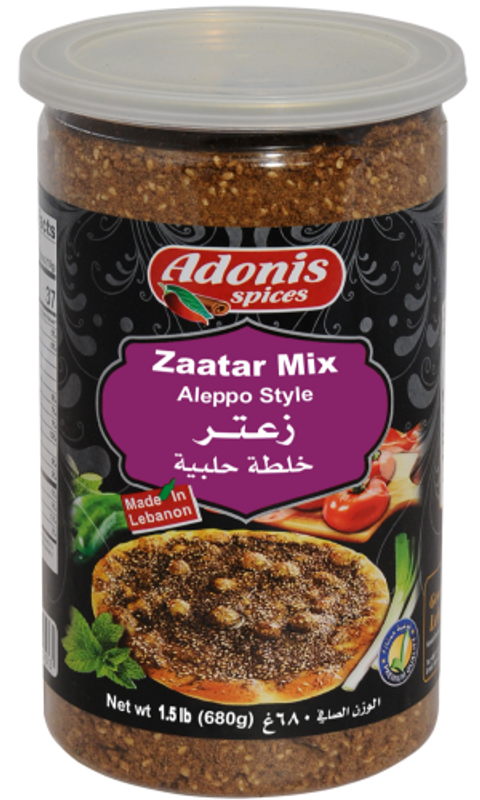 Adonis spices Zaatar Blandning - Aleppo Stil 12x690g