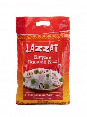 Lazzat Biryani Basmati Ris 3x4.5kg