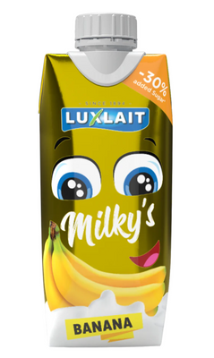 Luxlait Mjölk -Banansmak 18x330ml