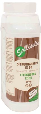 Salliselta Citronsyra 4x680g