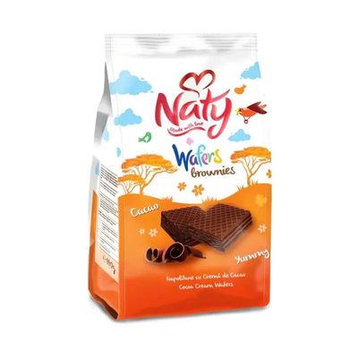 Naty Wafers Brownie 9x140g