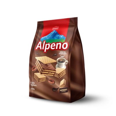 Alpeno Wafers Coffe 12x250g