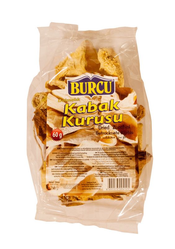 Burcu Zucchini Torkad 40x60g