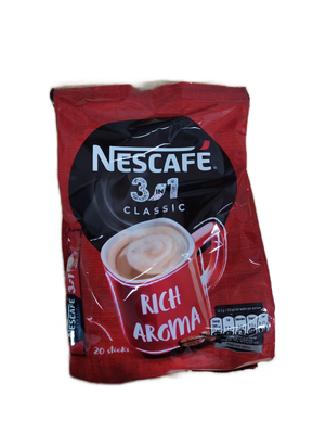 Nescafe Kaffepulver 3 in 1 påsar 24x19g
