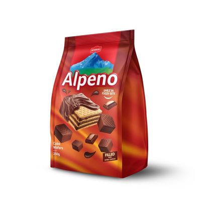 Alpeno Wafers Choco 12x250g