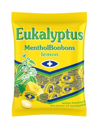 Godis med eukalyptus och citron smak 26x150g
