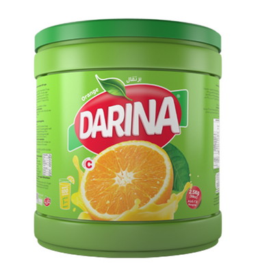 Darina Snabb Juice Pulver - Apelsin 6x2,5kg