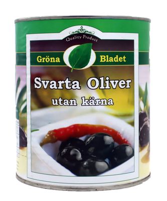 Gröna Bladet Svarta Oliver Utan Kärna 6x3kg
