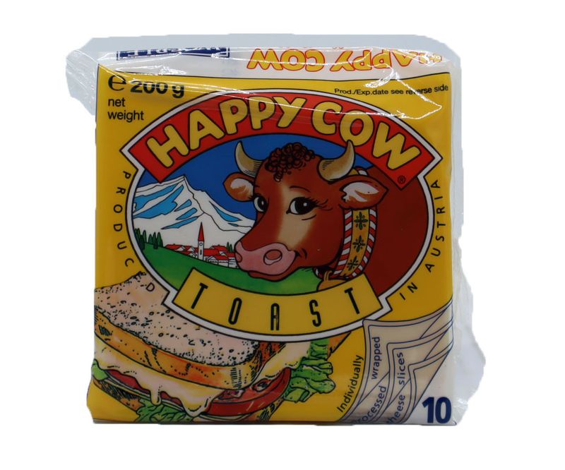 Happy Cow Skivad Ost Toast 24x200g