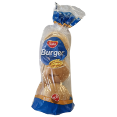 Dulia Hamburgerbröd 6p 8x330g