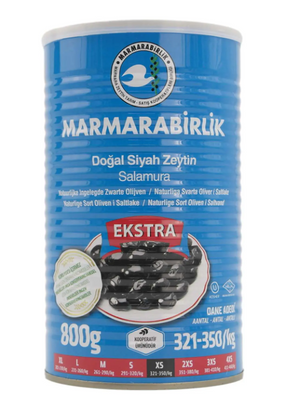 Marmarabirlik Naturliga Svarta Oliver (Extra) 6x800g