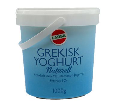 Larsa Grekisk Yoghurt Naturell 6x1kg