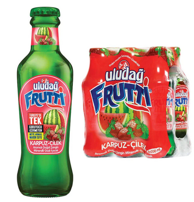 Uludag frutti Dryck Vattenmelon & Jordgubb (6-Pack) 4x1200ml