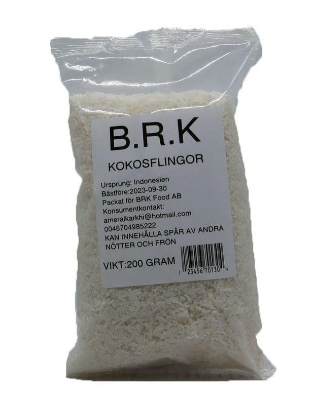 BRK Kokosflingor 25x200g