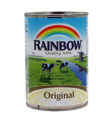 Rainbow Kondencerad Mjölk (Osötad) 24x410g
