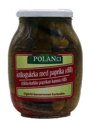 Polan Ättiksgurka Med Paprika (Dill) 6x840g