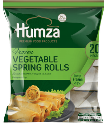 Humza Vegetarisk Vårrullar 20st 10x650g