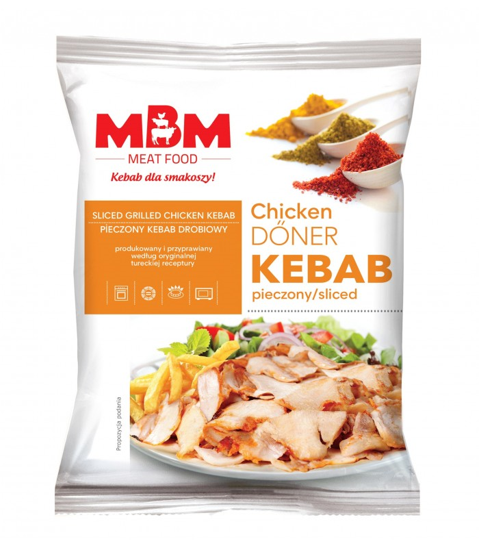MBM Kyckling Skivad Döner 8x1kg