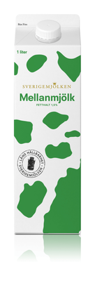 Sverige Mjölk Mellan 1.5% 6x1L