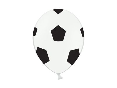 Ballong med motiv av en fotboll