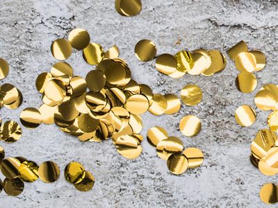 30-års fest kit, guld