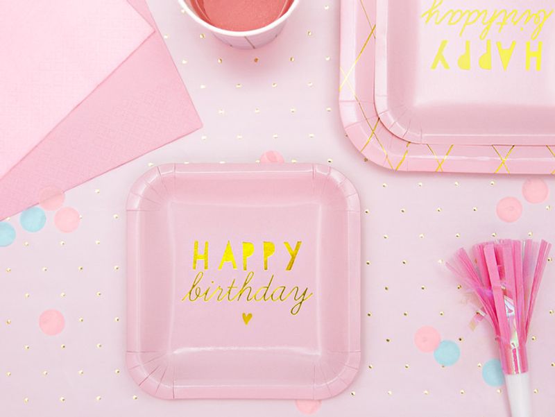 Partytuta, rosa, 6-pack