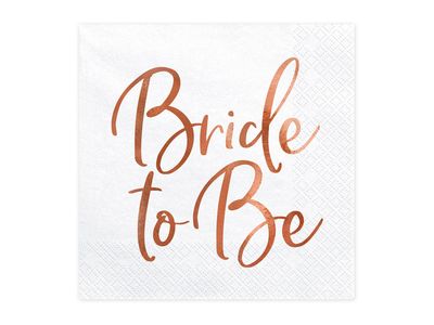 Servetter, Bride to be, 20-pack