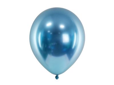 Glossy blå ballong