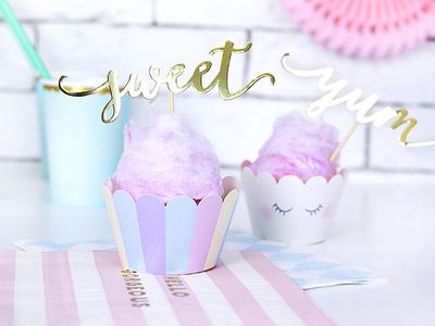 Cupcake wrappers pastell ögon, 6-pack