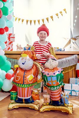 Folieballong, Tomte, Stående