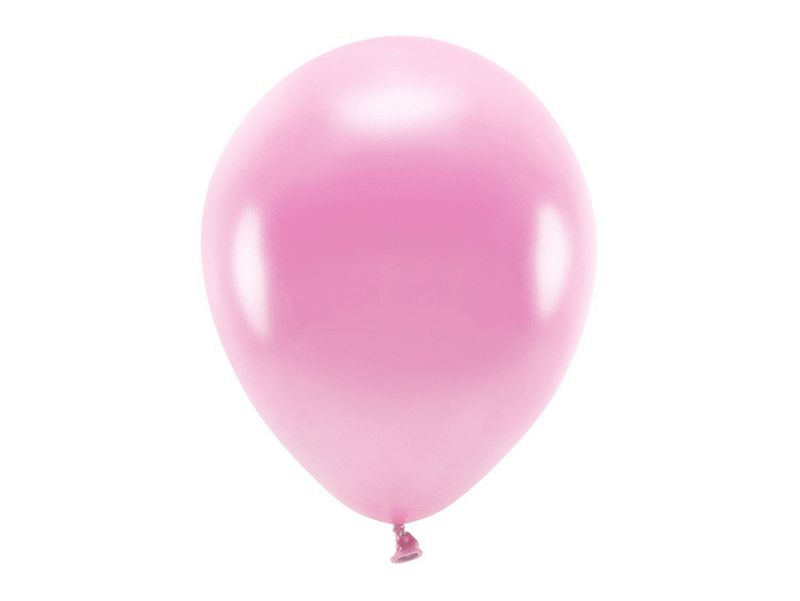 Rosa ballonger i ekologiskt gummi