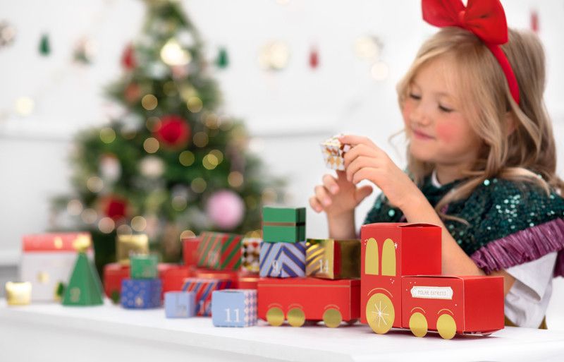Adventskalender, tåg