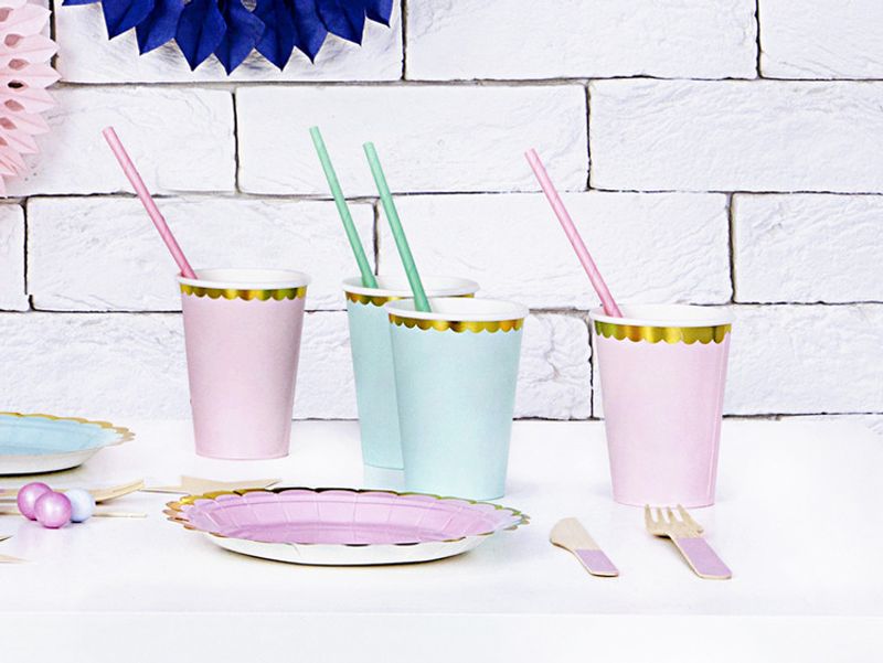 Pappmugg, mintgrön, 6-pack